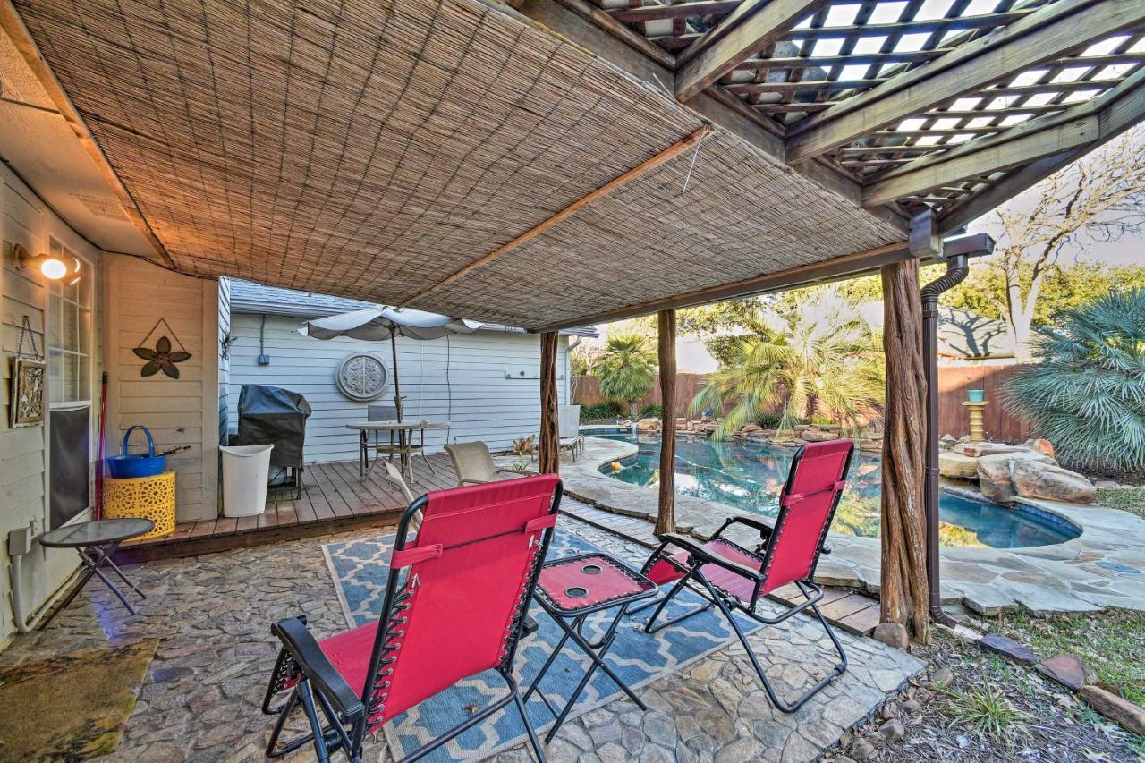 Peaceful San Antonio Oasis With Private Pool And Grill Vila Exterior foto