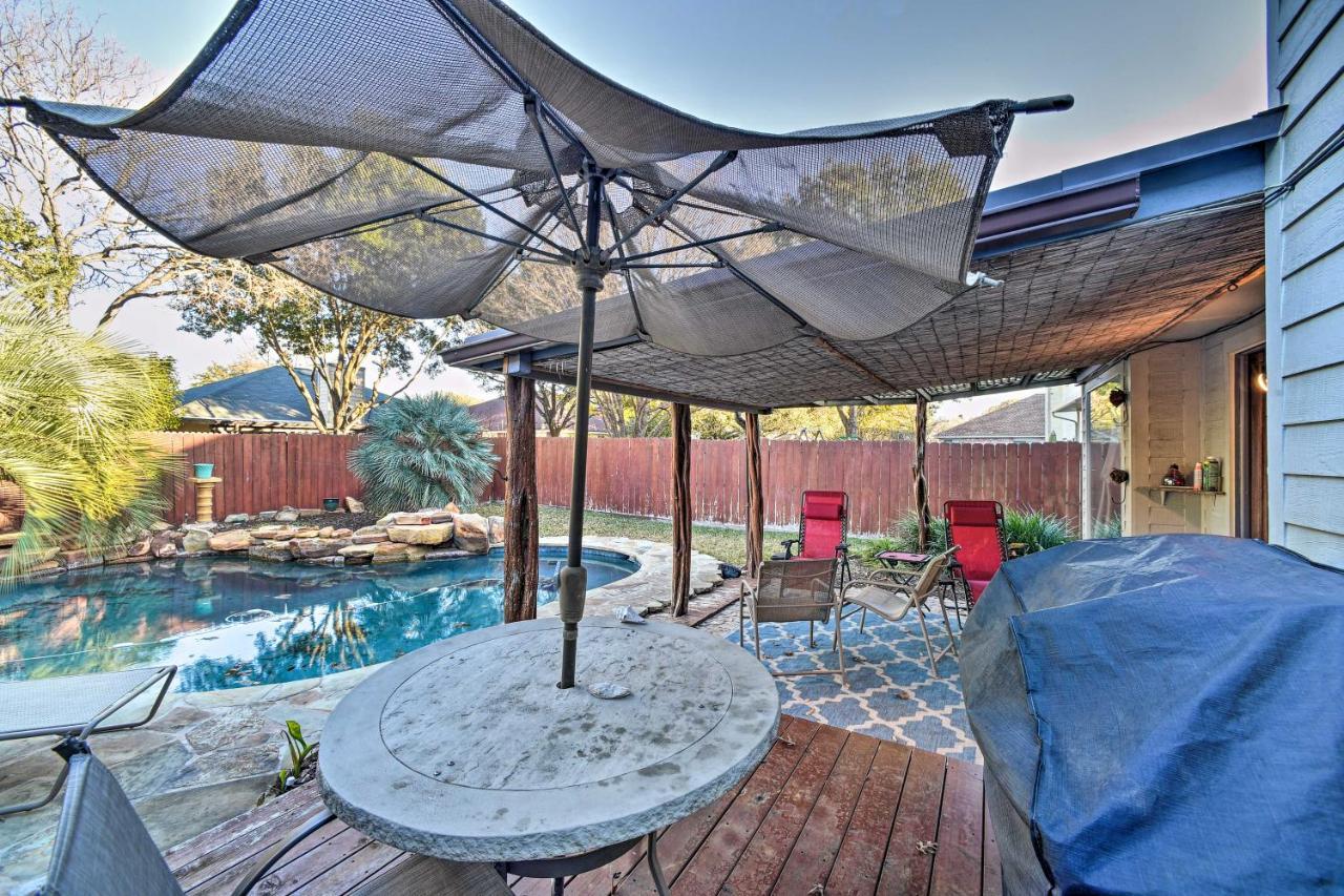 Peaceful San Antonio Oasis With Private Pool And Grill Vila Exterior foto
